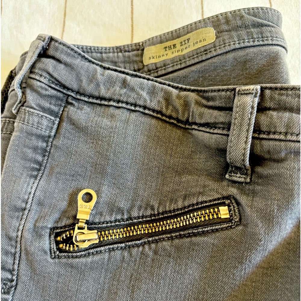 AG Adriano Goldschmied The Zip skinny zipper jeans